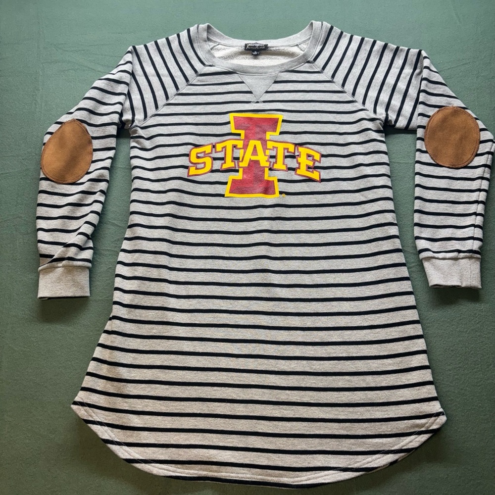 Iowa State Long Top with Elbow Patches
